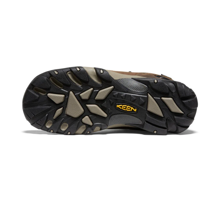 Keen Men's Targhee II Mid Waterproof Hiking Boot Shitake/Brindle Sole