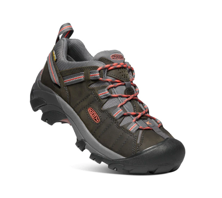 Keen Women's Targhee II Low Waterproof Hiking Shoe Magnet/Coral