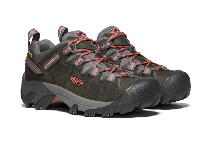 Keen Women's Targhee II Low Waterproof Hiking Shoe Magnet/Coral Dual