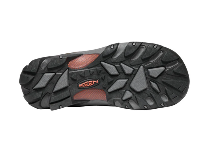 Keen Women's Targhee II Low Waterproof Hiking Shoe Magnet/Coral Sole