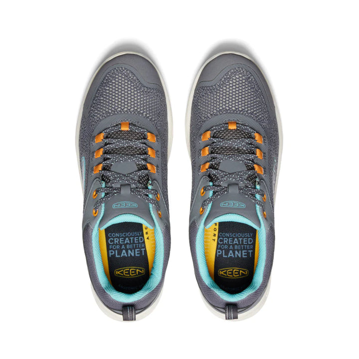 Keen Women's Terradora Speed Waterproof Hiking Shoe Steel Grey Top