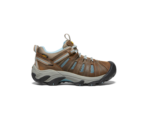 Keen Women's Voyageur Low Hiking Shoe Brindle/Alaskan Blue