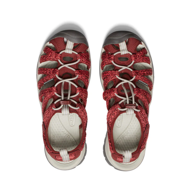 Keen Women's Whisper Sandal Cayenne/Fired Brick Top