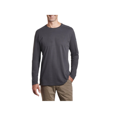 Kuhl Men's Bravado Long Sleeve Shirt Carbon