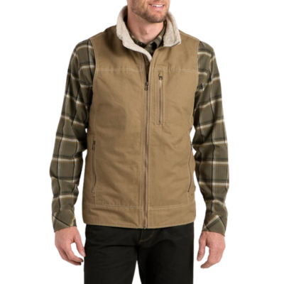 Kuhl Men's Burr Lined Vest Khaki