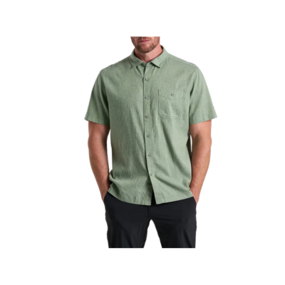 Kuhl Men's Getaway Short Sleeve Shirt Citrus Green