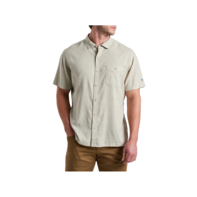 Kuhl Men's Getaway Short Sleeve Shirt Natural