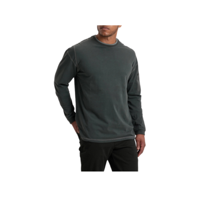 Kuhl Men's Kommando Crew Long Sleeve Shirt Carbon