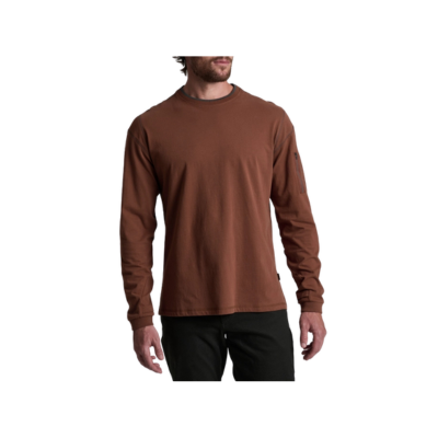 Kuhl Men's Kommando Crew Long Sleeve Shirt Rustic Brick