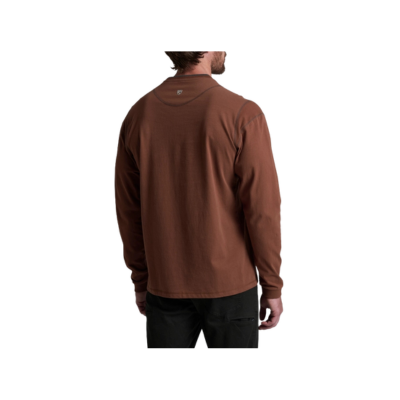 Kuhl Men's Kommando Crew Long Sleeve Shirt Rustic Brick 2