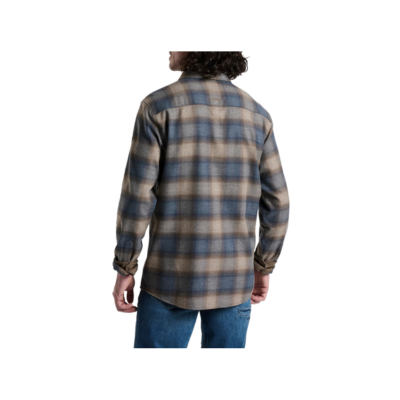 Kuhl Men's Law Flannel Long Sleeve Shirt Midnight Timber 2