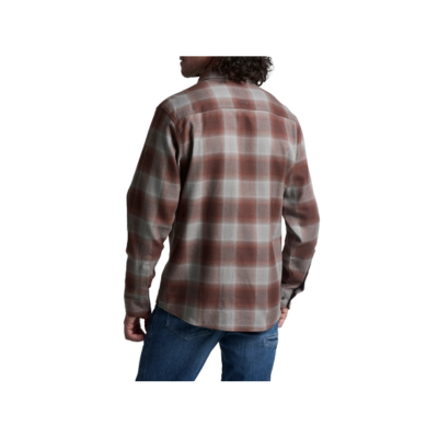 Kuhl Men's Law Flannel Long Sleeve Shirt Renegade Red 2