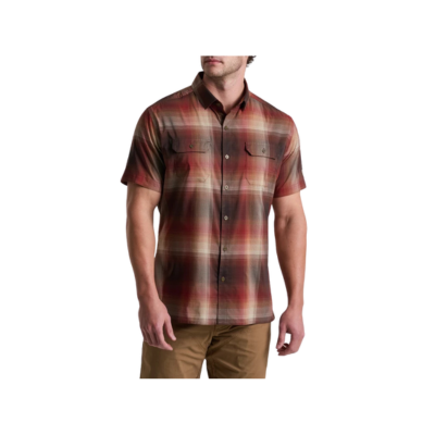 Kuhl Men's Response Short Sleeve Shirt Red Clay