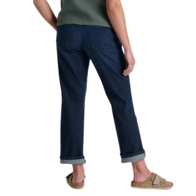 Kuhl Women's Kontour Boyfriend Denim Jeans Midnight