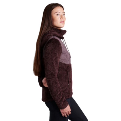 Kuhl Women's Prima Flight Soft Italian Fleece Hoody Ganache