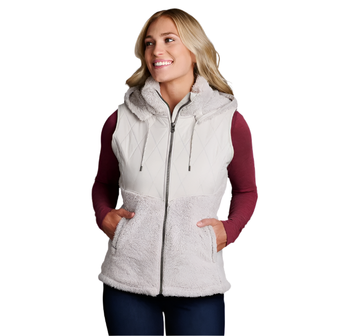 Kuhl Women's Prima Flight Fleece Vest Stone