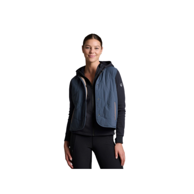 Kuhl Women's Scout Quilted Vest Metal Blue