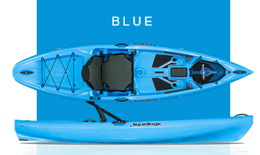 LiquidLogic Kiawah 10.5 Recreational Sit On Top Kayak Blue