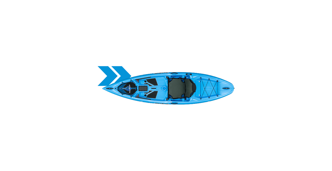 LiquidLogic Kiawah 10.5 Recreational Sit On Top Kayak Blue 2