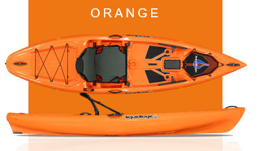 LiquidLogic Kiawah 10.5 Recreational Sit On Top Kayak Orange