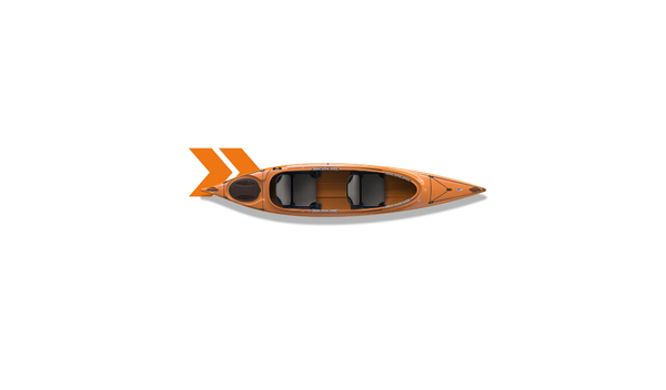 LiquidLogic Saluda 14.5T Tamdem Kayak Orange 2