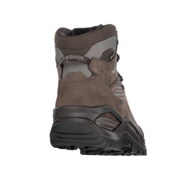 Lowa Men's Renegade EVO Gore-Tex Waterproof Mid Hiking Boots Espresso/Seaweed Back