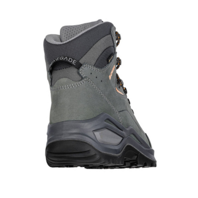 Lowa Women's Renegade EVO Gore-Tex Waterproof Mid Hiking Boots Graphite/Apricot Back