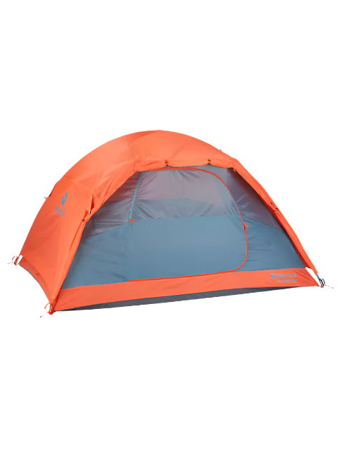 Marmot Catalyst 3 Person Backpacking Tent Red Sun/Cascade Blue