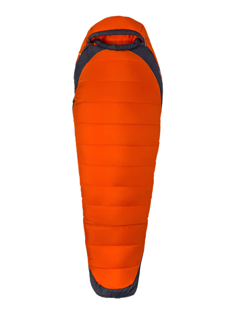 Marmot Marmot Trestles Elite Eco 0 Mummy Camping Sleeping Bag Regular Left Zip Orange Haze/Dark Steel