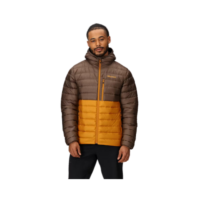 Marmot Men's Highlander Down Hoody Claystone Honey
