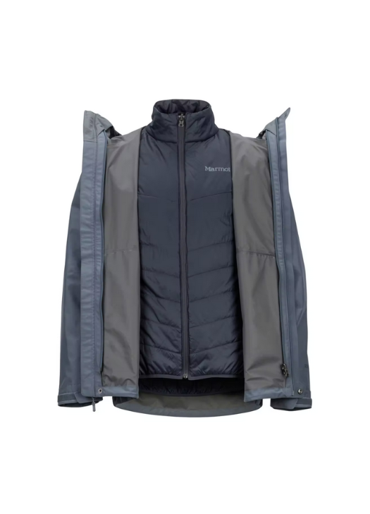 Marmot Men's Minimalist Gore-Tex Component 3 in 1 Jacket Steel Onyx