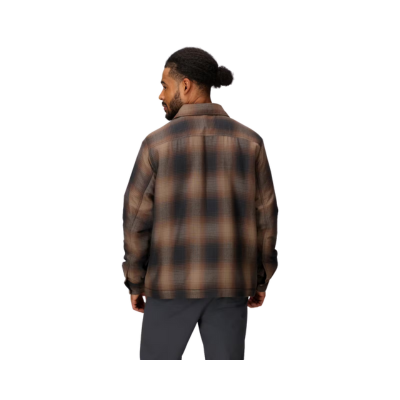 Marmot Men's Ridgefield Sherpa Flannel Shirt Jacket Black 2