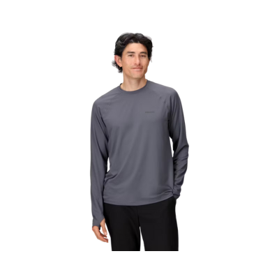 Marmot Men's Windridge Long Sleeve UPF 50 Shirt Steel Onyx