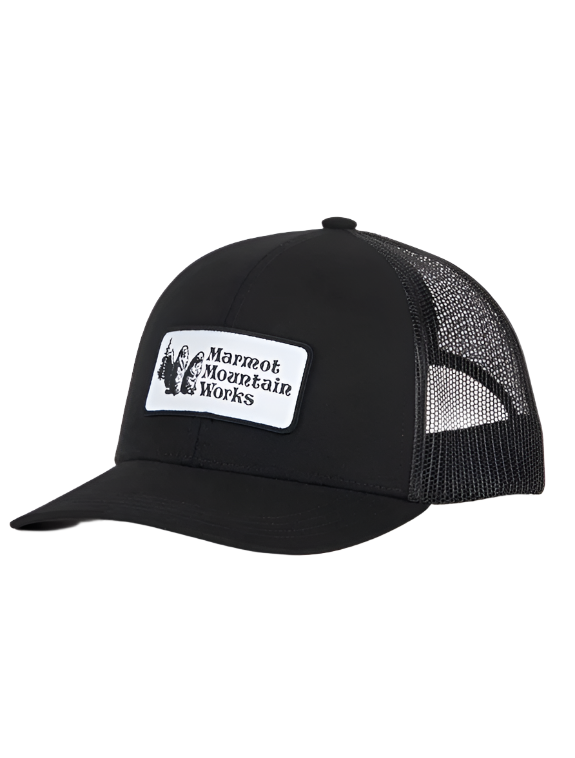 Marmot Retro Trucker Hat Black