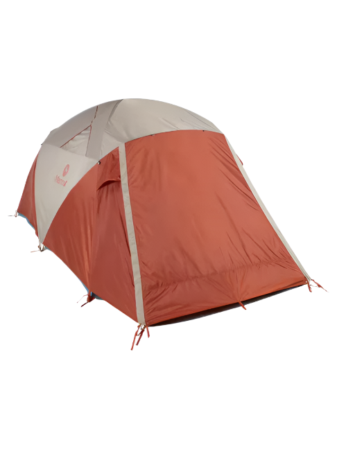 Marmot Torreya 4 Person Camping Tent Picante/Cascade Blue
