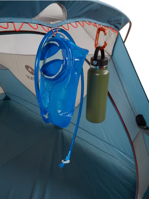 Marmot Torreya 4 Person Tent Picante/Cascade Blue with Hang Options