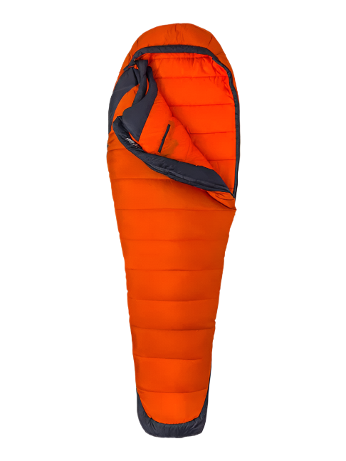 Marmot Trestles Elite Eco 0 Sleeping Bag Long Left Zip Orange Haze/Dark Steel