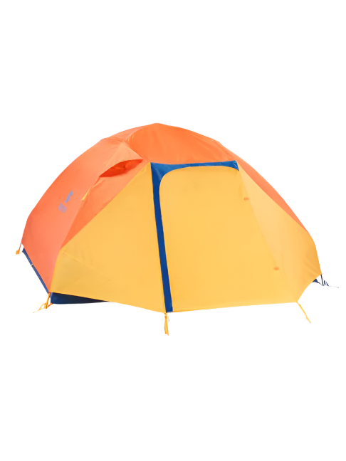 Marmot Tungsten 4 Person Tent Solar/Red Sun with Waterproof Rain Fly