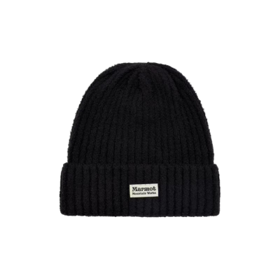Marmot Women's Fuzzy Beanie Black