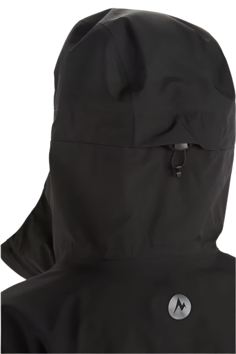 Marmot Women's Minimalist Gore-Tex Waterproof Hiking Rain Jacket Black with Adjustable Hood
