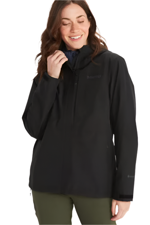 Marmot Women's Minimalist Gore-Tex Waterproof Rain Jacket Black