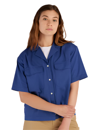 Marmot Women's Muir Camp Short Sleeve Shirt Closeout Twilight Blue