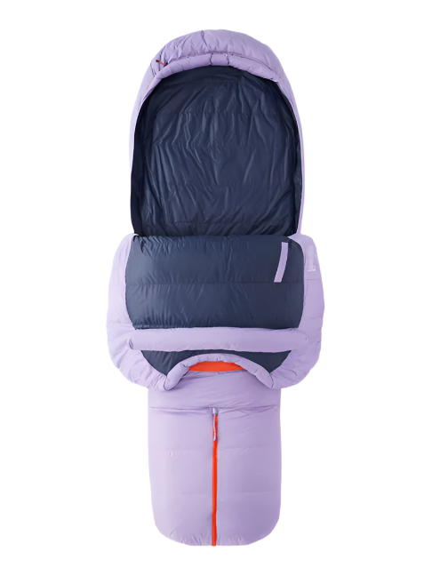 Marmot Women's Teton 15 Dual Zip Sleeping Bag Paisley Purple/Arctic Navy