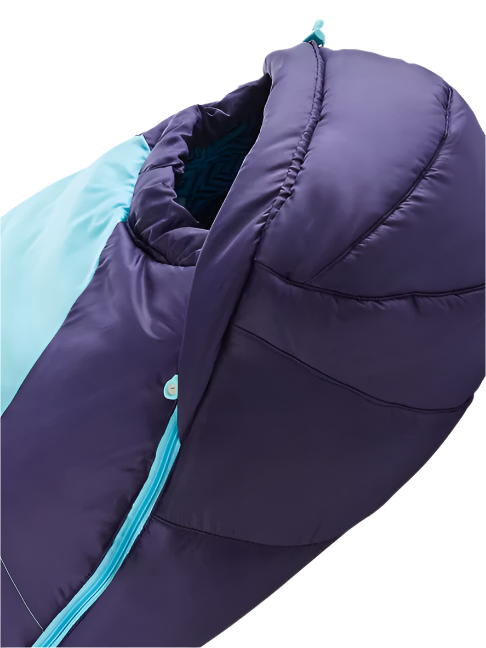 Marmot Women's Trestles 15 Camping Sleeping Bag Regular Left Zip French Blue/Harbor Blue