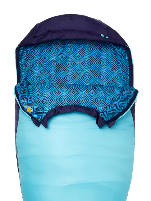 Marmot Women's Trestles 15 Mummy Sleeping Bag Regular Left Zip French Blue/Harbor Blue