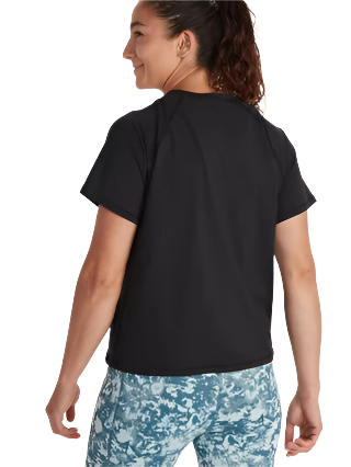 Marmot Women's Windridge Short Sleeve Quick Dry Hiking Shirt Black