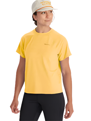 Marmot Women's Windridge Short Sleeve Shirt Banana