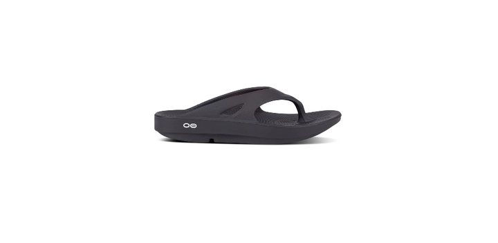 Oofos Ooriginal Thong Sandal Black 2