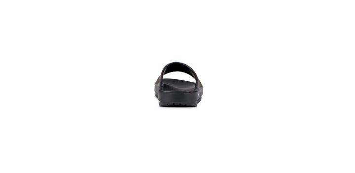 Oofos Women's Ooahh Luxe Slide Sandal Midnight Spectre 4