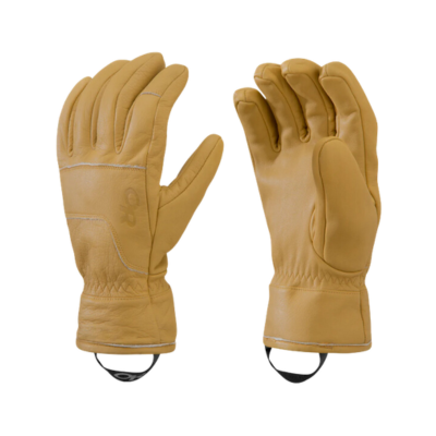 Outdoor Research Men's Aksel Leather Work Gloves Natural
